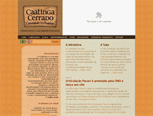 Tablet Screenshot of caatingacerrado.com.br